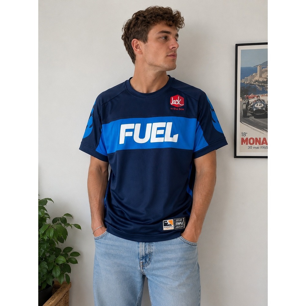 Overwatch League Dallas Fuel Mens Jersey Medium Blue Esports Gaming NWT Official
